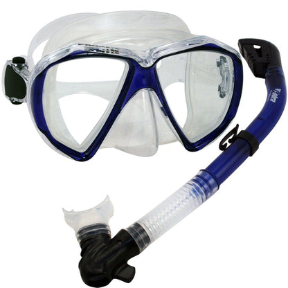 Snorkeling Scuba Dive Dry Snorkel Mask Deluxe Gear Set - SCS0031