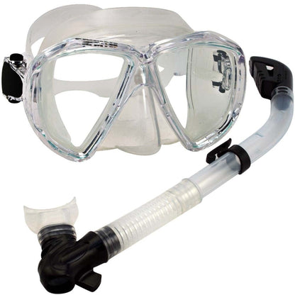 Snorkeling Scuba Dive Dry Snorkel Mask Deluxe Gear Set - SCS0031