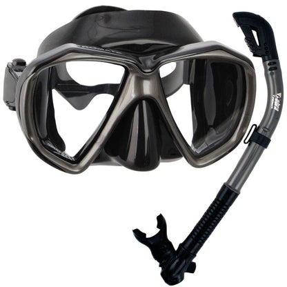 Snorkeling Scuba Dive Dry Snorkel Mask Deluxe Gear Set - SCS0031