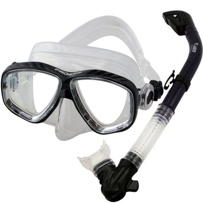 Snorkel & Mask Combo set for Dry Snorkeling Scuba Diving - SCS0066