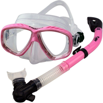 Snorkel & Mask Combo set for Dry Snorkeling Scuba Diving - SCS0066