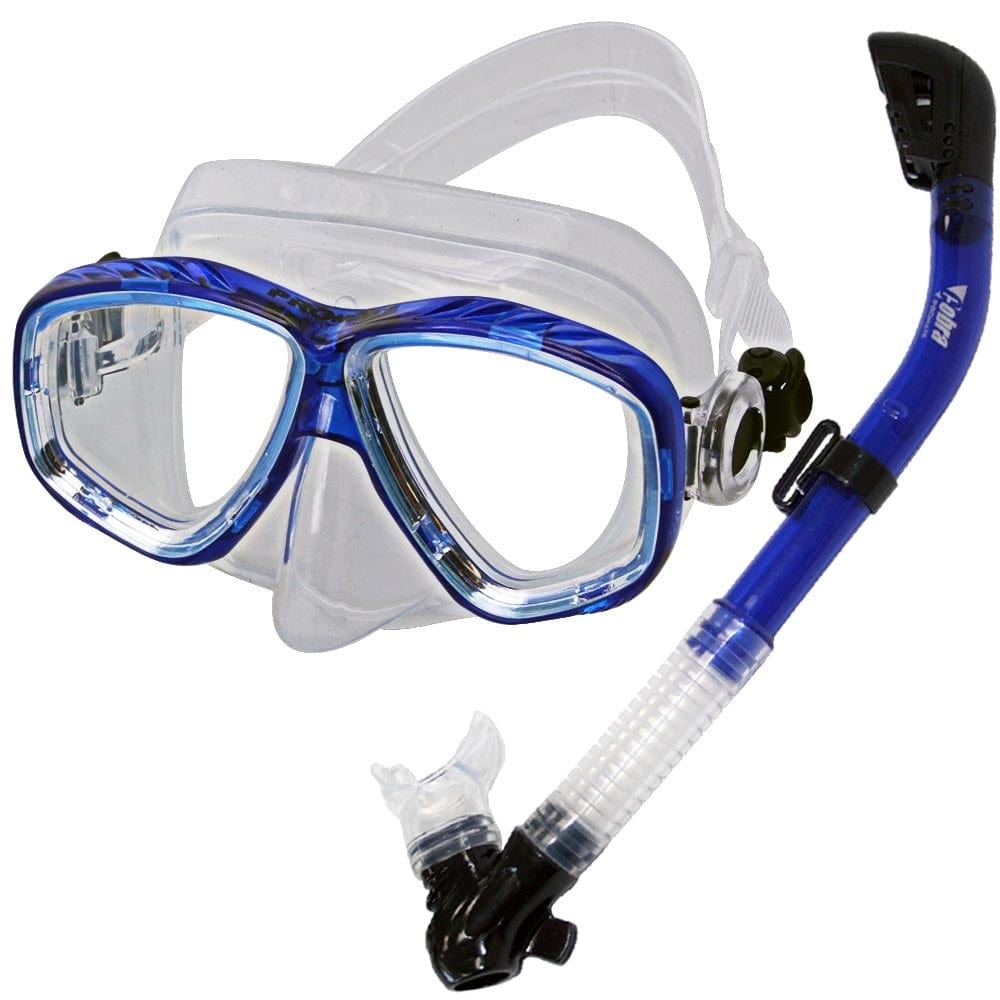 Snorkel & Mask Combo set for Dry Snorkeling Scuba Diving - SCS0066