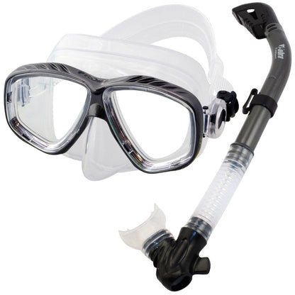 Snorkel & Mask Combo set for Dry Snorkeling Scuba Diving - SCS0066