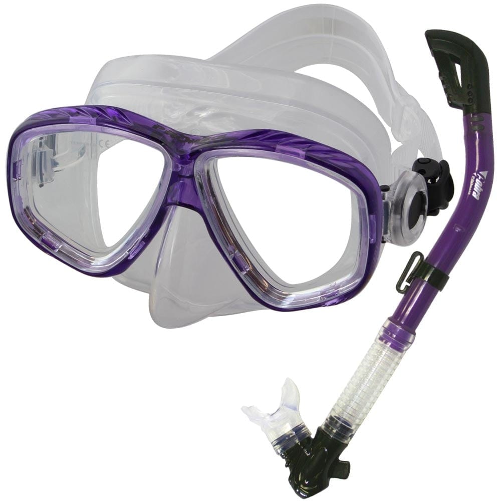 Snorkel & Mask Combo set for Dry Snorkeling Scuba Diving - SCS0066