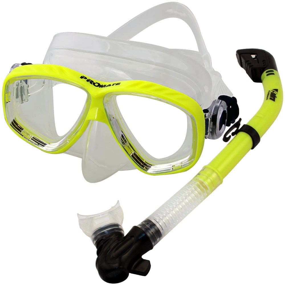 Snorkel & Mask Combo set for Dry Snorkeling Scuba Diving - SCS0066