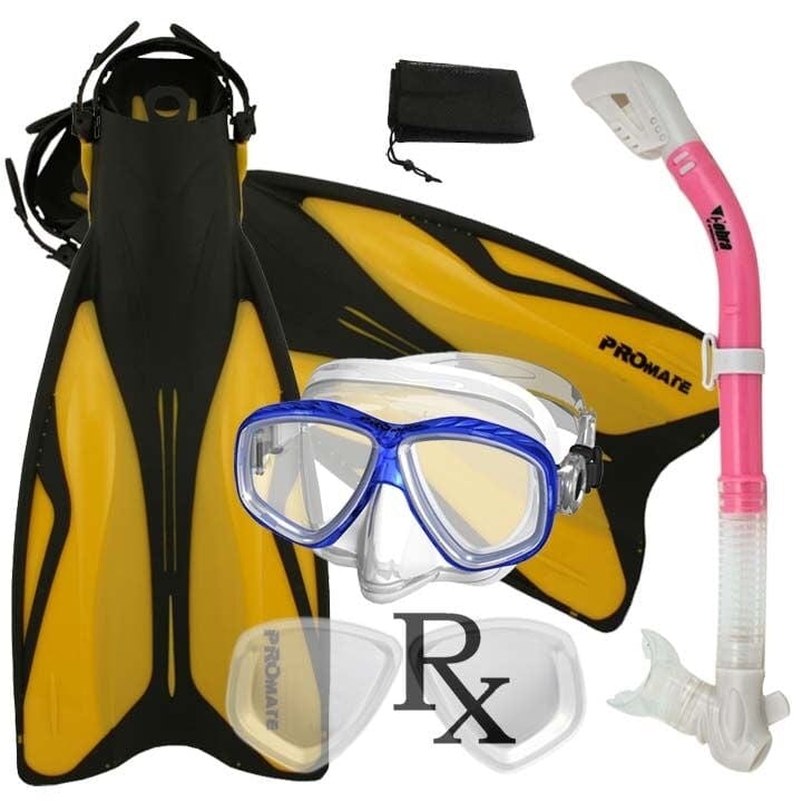 Promate Spectrum Adult Snorkel Combo Set with Fins - SCS0099 ...