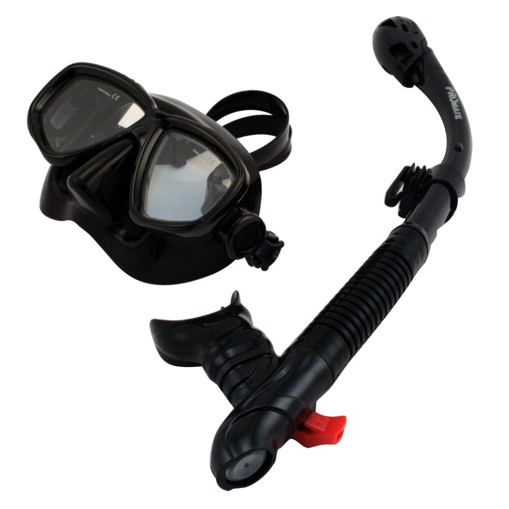 PROMATE Snorkeling Scuba Dive Mask with Dry Snorkel Set - SCS0093