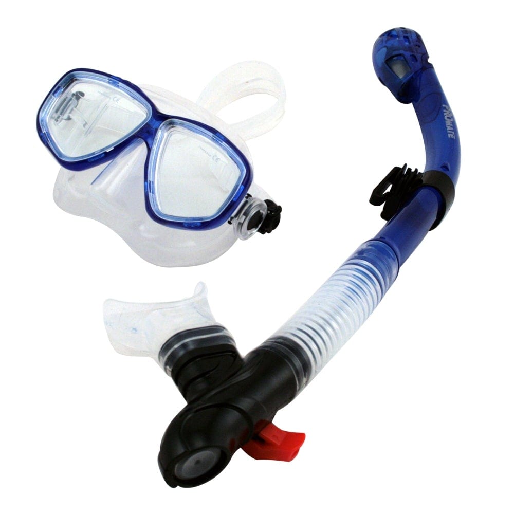 PROMATE Snorkeling Scuba Dive Mask with Dry Snorkel Set - SCS0093