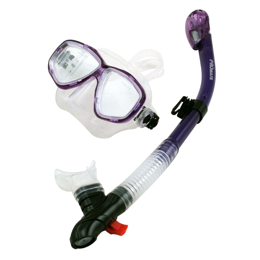 PROMATE Snorkeling Scuba Dive Mask with Dry Snorkel Set - SCS0093