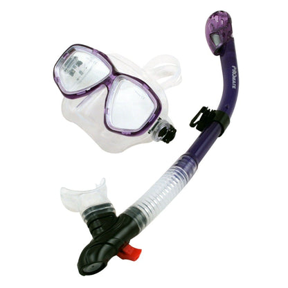 PROMATE Snorkeling Scuba Dive Mask with Dry Snorkel Set - SCS0093