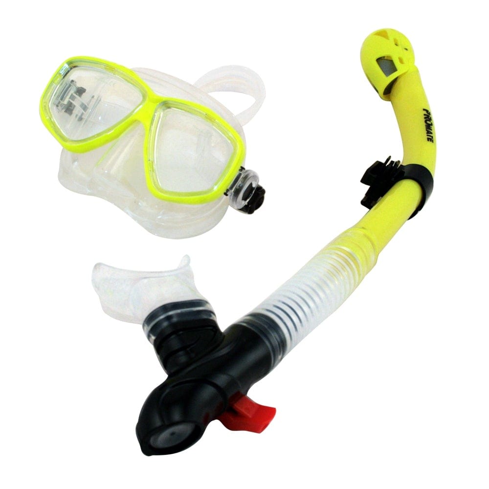 PROMATE Snorkeling Scuba Dive Mask with Dry Snorkel Set - SCS0093
