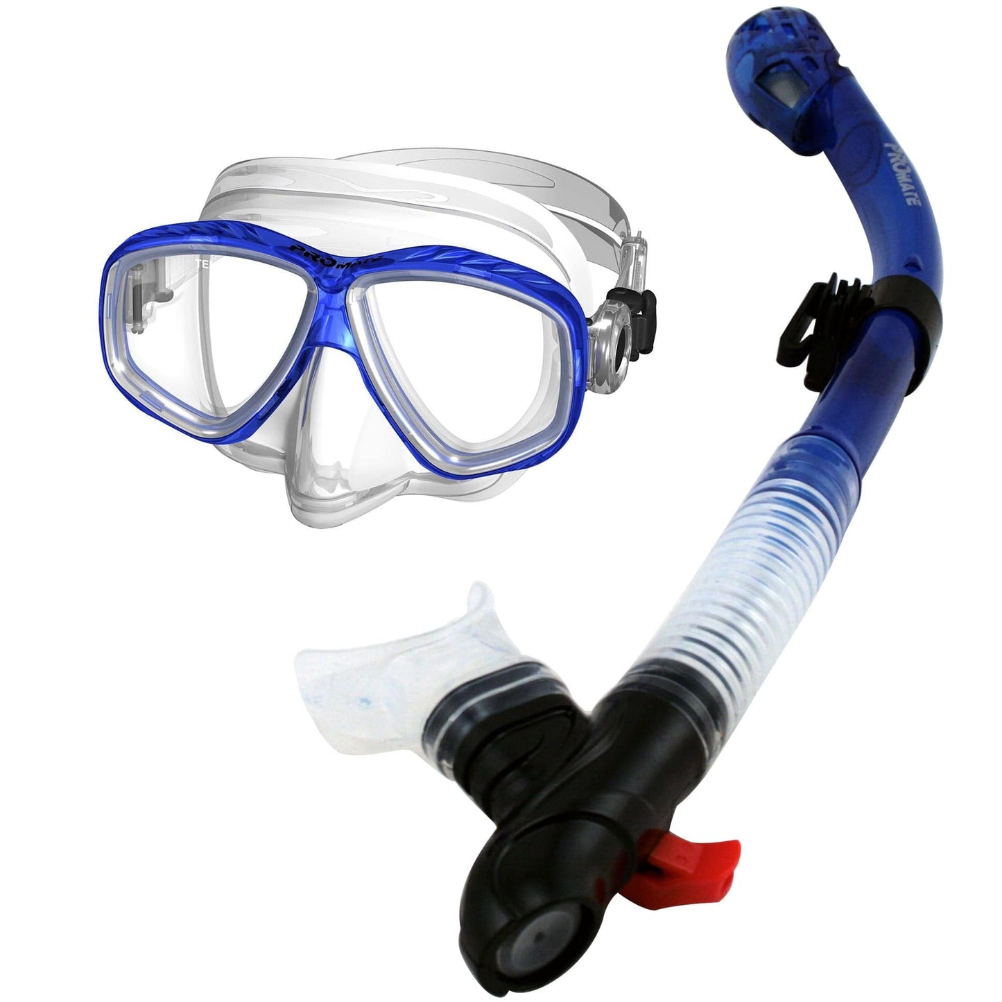 Promate Snorkeling Purge Mask and dry Snorkel Combo Set - SCS0096