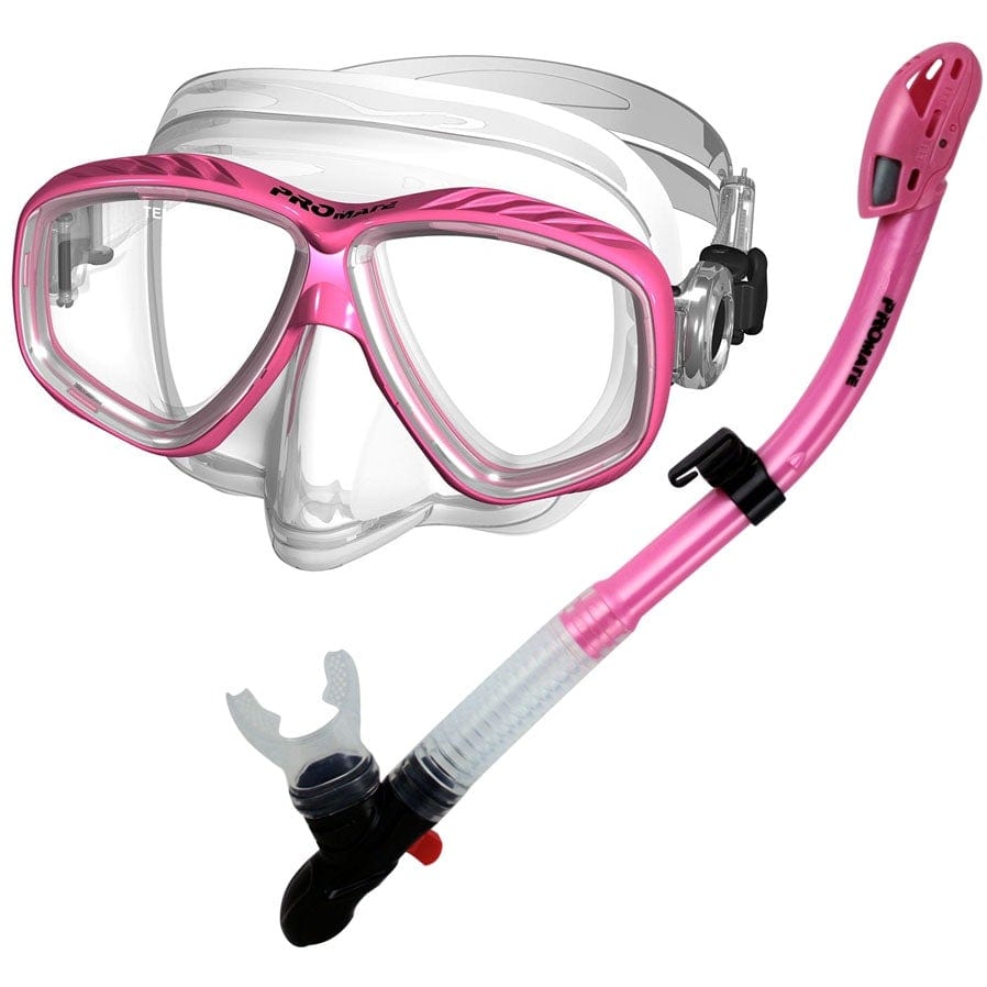 Promate Snorkeling Purge Mask and dry Snorkel Combo Set - SCS0096