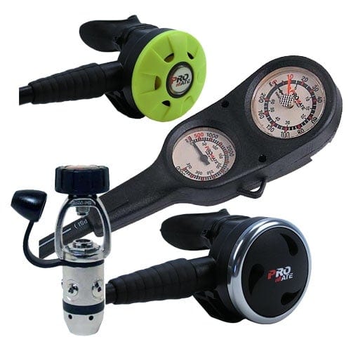 Scuba Dive Regulator Gauge Octopus Gear Package - GP200+OC400+OC450+RG050